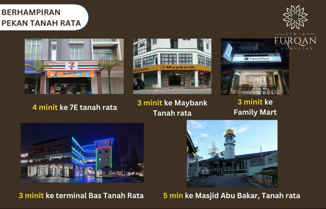 Homestay Cinta Furqan 1 - Apartment Cameron Highland Tanah Rata Kültér fotó